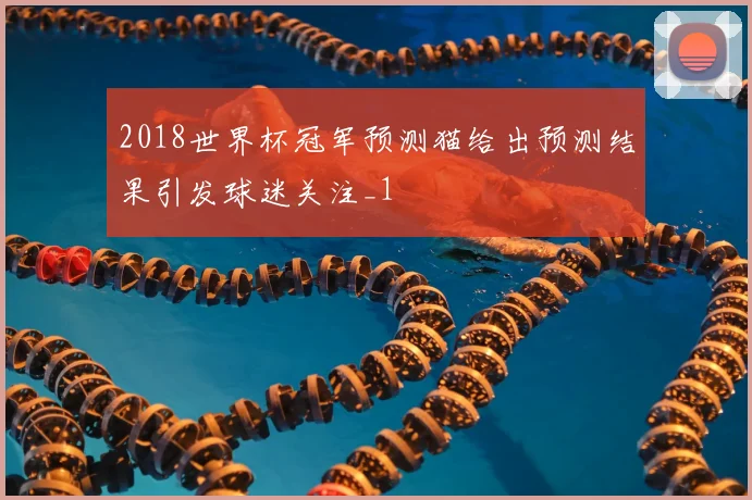 2018世界杯冠军预测猫给出预测结果引发球迷关注_1
